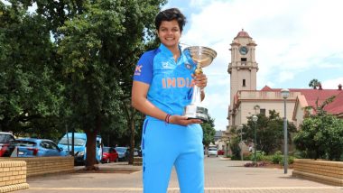Shafali Verma Is All Smiles As She Poses With ICC U19 Women's T20 World Cup 2023 Trophy! (See Pics)